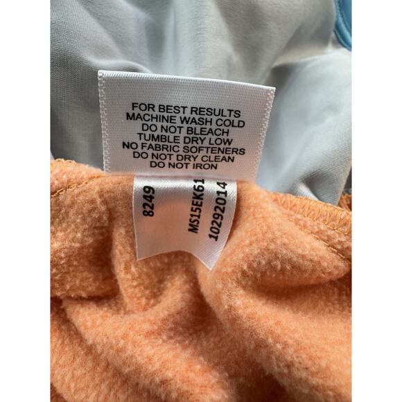 Peter Millar Mens Crown Warmth Fleece Vest M Orange Lightweight Full Zip Golf - Picture 8 of 10